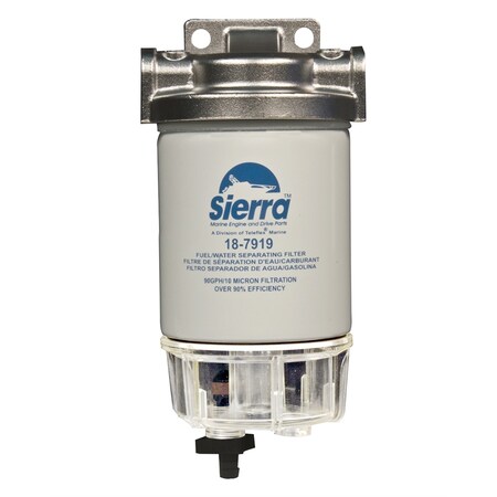 Sierra International Fuel Kt Ss 1/4 Clr Bowl 18-7937-1